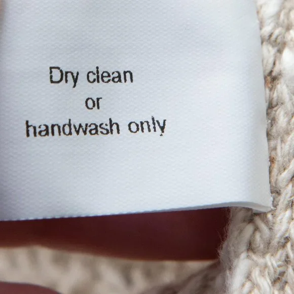 Blarney Nuala Cardigan Linen Cotton Aran Knit Irish Sweater Natural Tan Medium - Picture 7 of 7